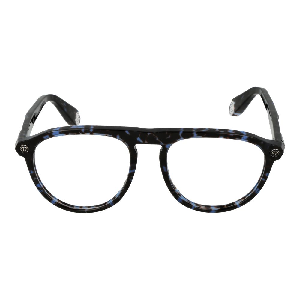Philipp Plein Blue Cellulose Acetate Glasses (Frames) - Image 2