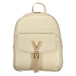 Mario Valentino Beige Polyurethane Women Backpack