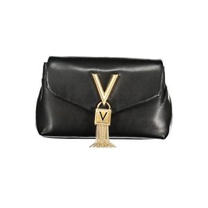 Mario Valentino Black Polyurethane Women Shoulder Bag