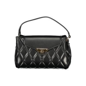 Mario Valentino Black Polyurethane Women's Handbag