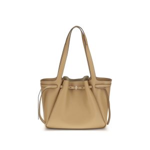 Tory Burch Beige Leather Shoulder Bag
