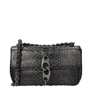 Tom Ford Gray Skin Shoulder Bag