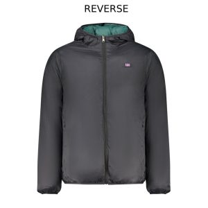 Norway 1963 Black Polyester Men's Reversible Jacket