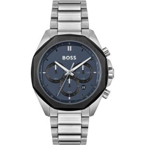 Hugo Boss Gray Stainless Steel Dress Watch