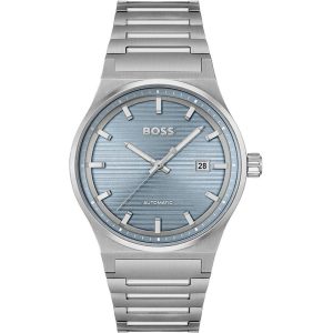 Hugo Boss Gray Stainless Steel Dress Watch