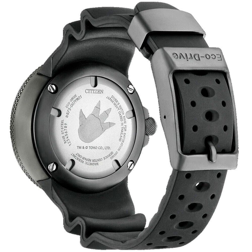 Citizen Black Rubber Sport Watch - Image 2