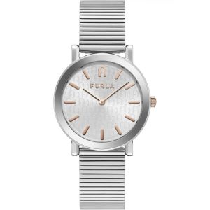 Furla Gray Stainless Steel Dress Watch