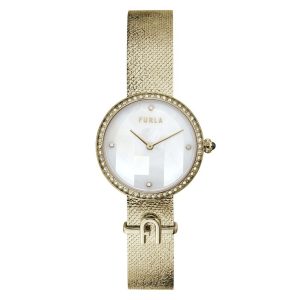 Furla Gold Stainless Steel Dress Watch