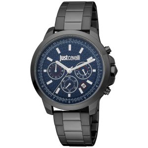 Just Cavalli Black Stainless Steel Sport Watch