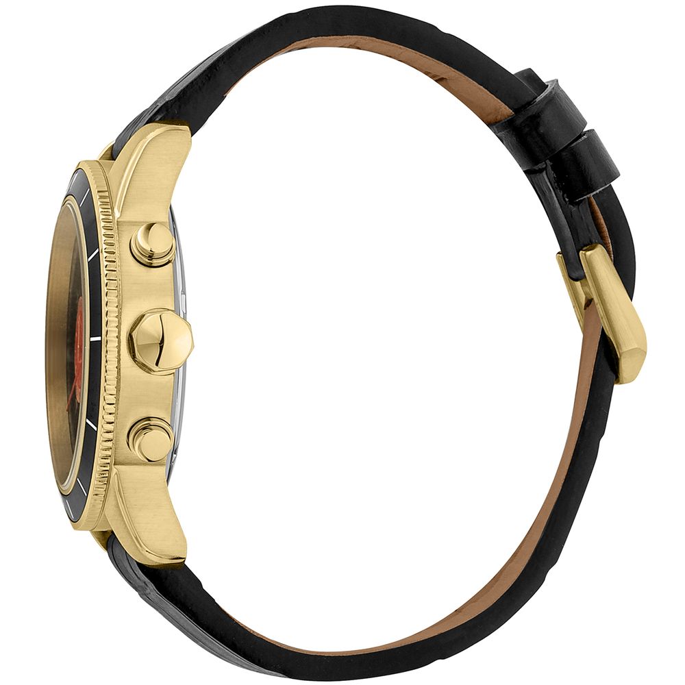 Just Cavalli Black Leather Watch - Image 3