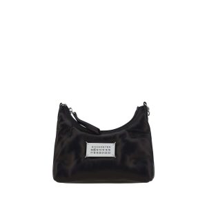 Maison Margiela Black Calf Leather Bos Taurus Shoulder Bag