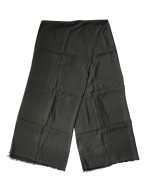 Dolce & Gabbana Black Modal Neck Wrap Men Shawl Men Scarf