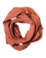 Dolce & Gabbana Orange Silk Cashmere Neck Wrap Shawl Scarf