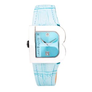 Laura Biagiotti Blue Leather Dress Watch