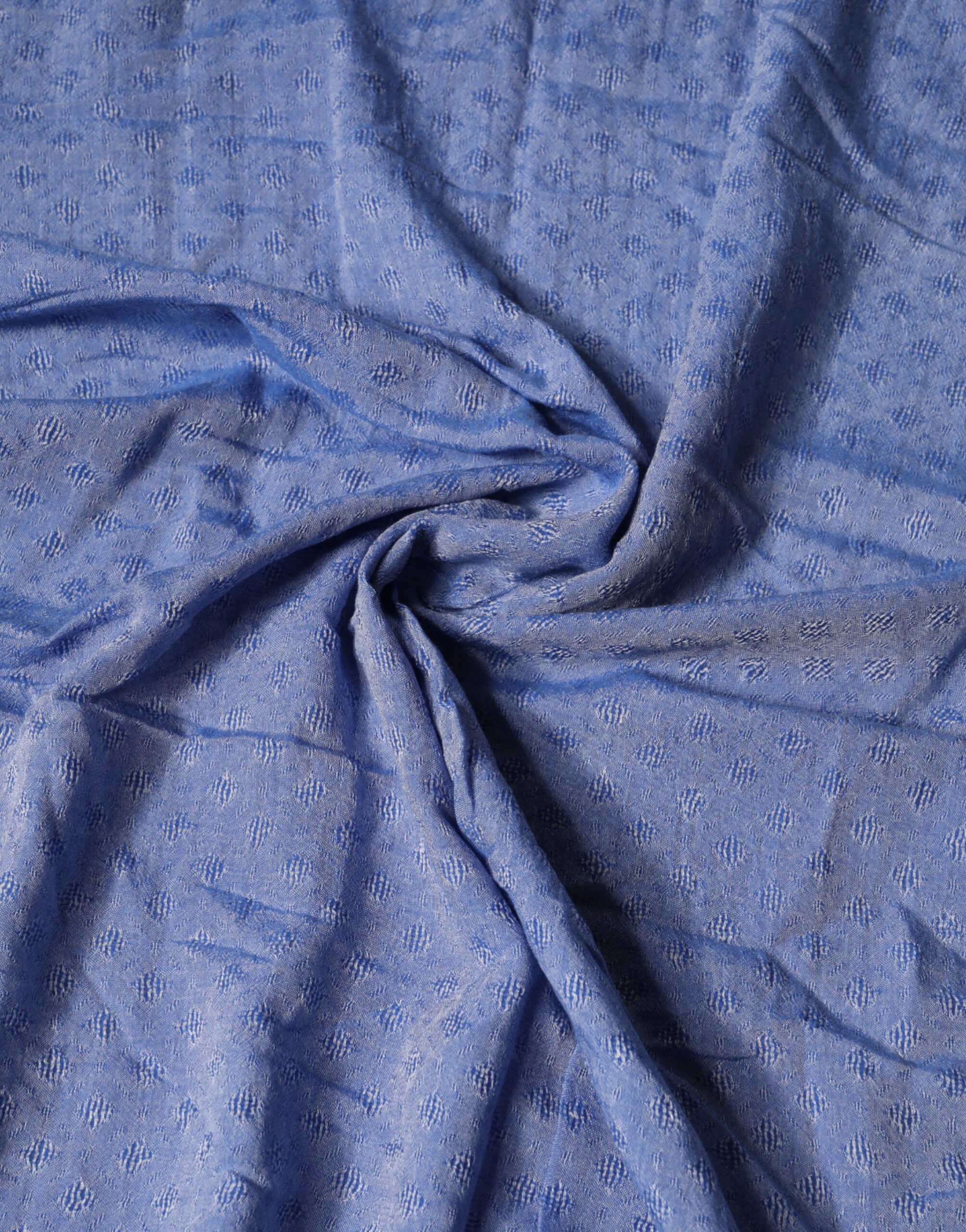 Dolce & Gabbana Blue Lace Stole Cotton Neck Wrap Shawl Scarf - Image 6