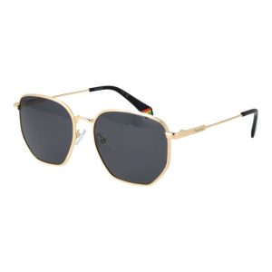 Polaroid Gold Metal Sunglasses