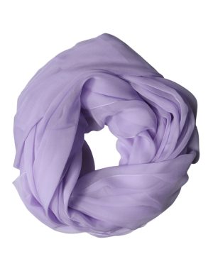 Dolce & Gabbana Purple Stole Silk Neck Wrap Shawl Men Scarf