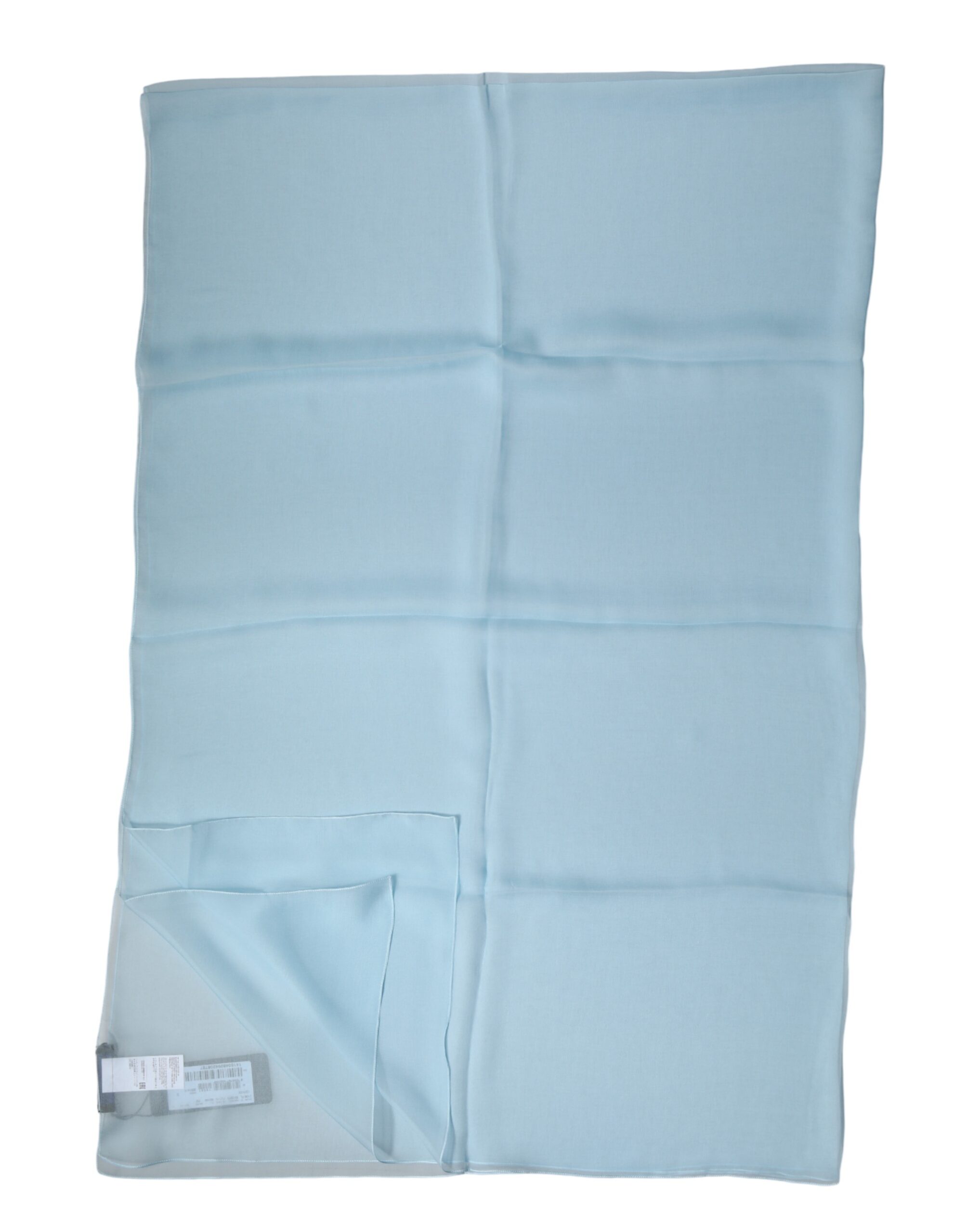 Dolce & Gabbana Light Blue Stole Silk Neck Wrap Shawl Scarf - Image 2