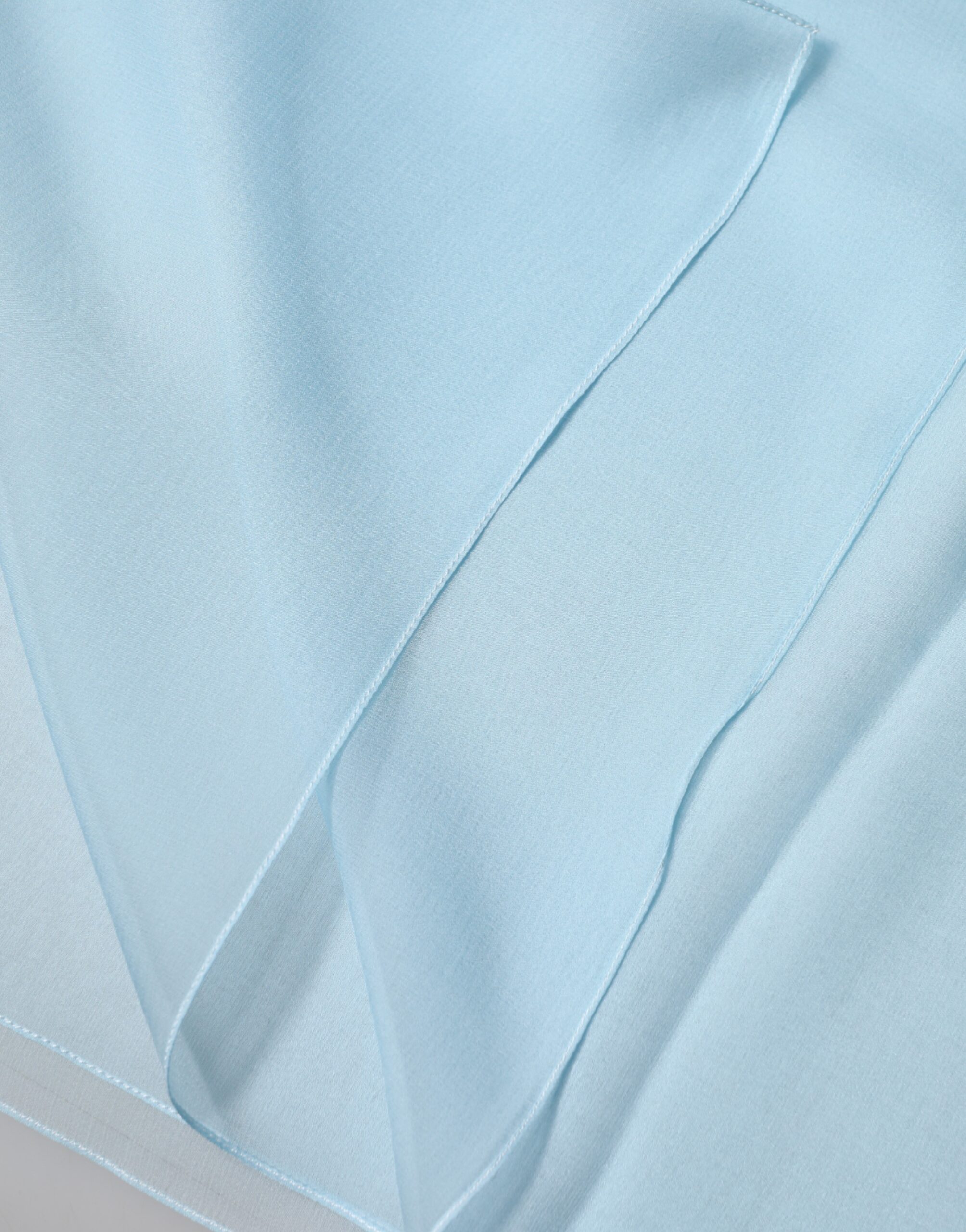 Dolce & Gabbana Light Blue Stole Silk Neck Wrap Shawl Scarf - Image 3