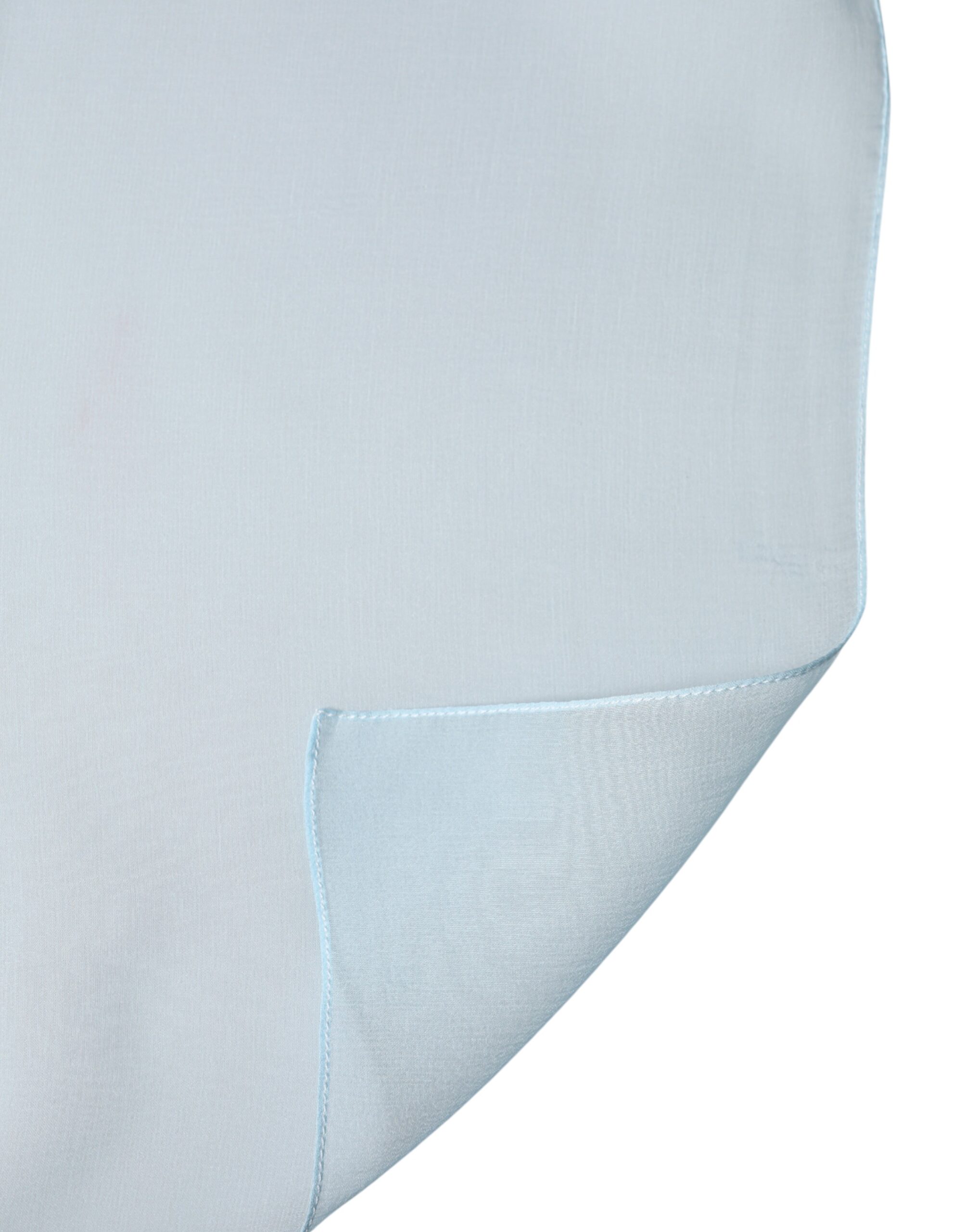 Dolce & Gabbana Light Blue Stole Silk Neck Wrap Shawl Scarf - Image 4