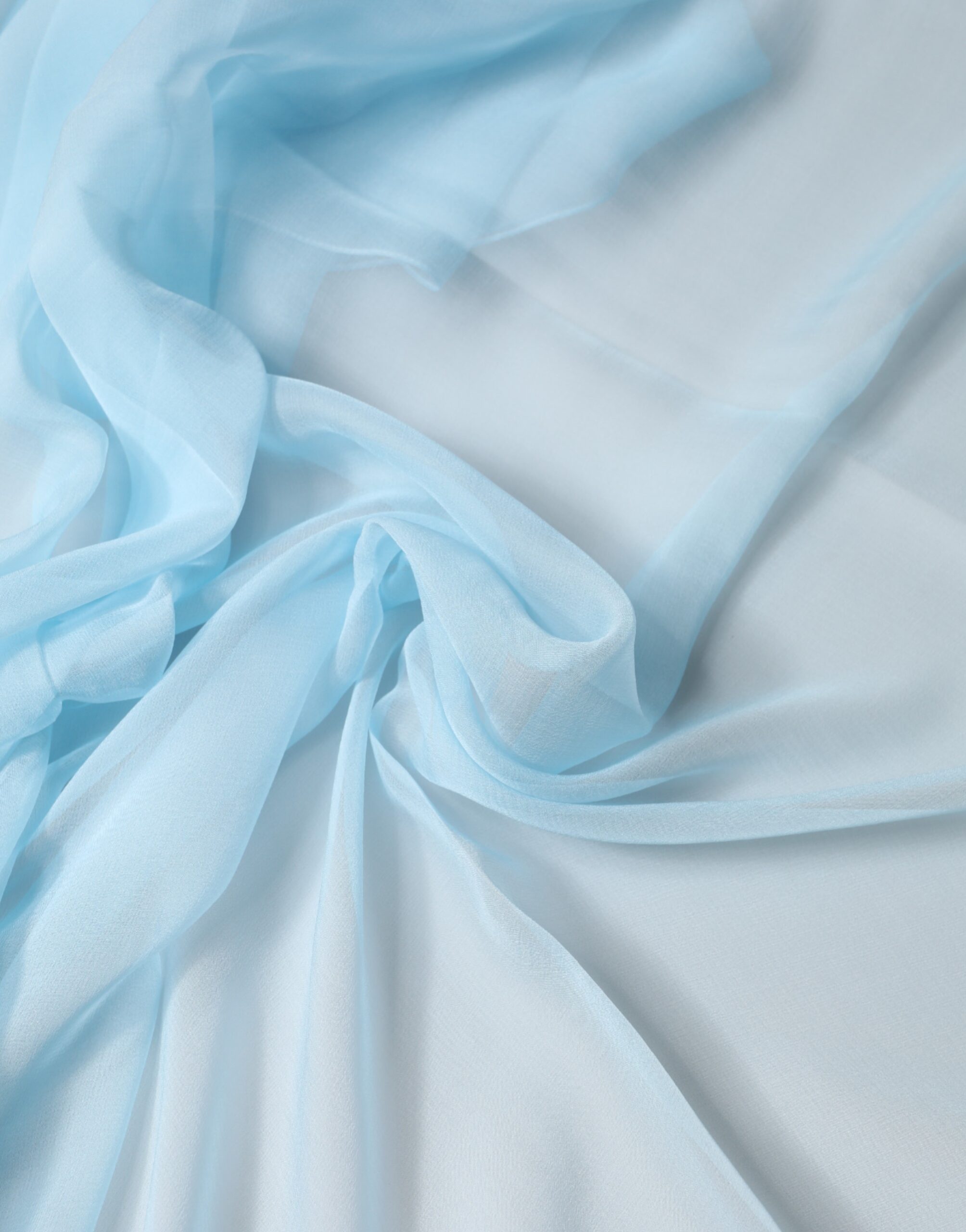 Dolce & Gabbana Light Blue Stole Silk Neck Wrap Shawl Scarf - Image 5