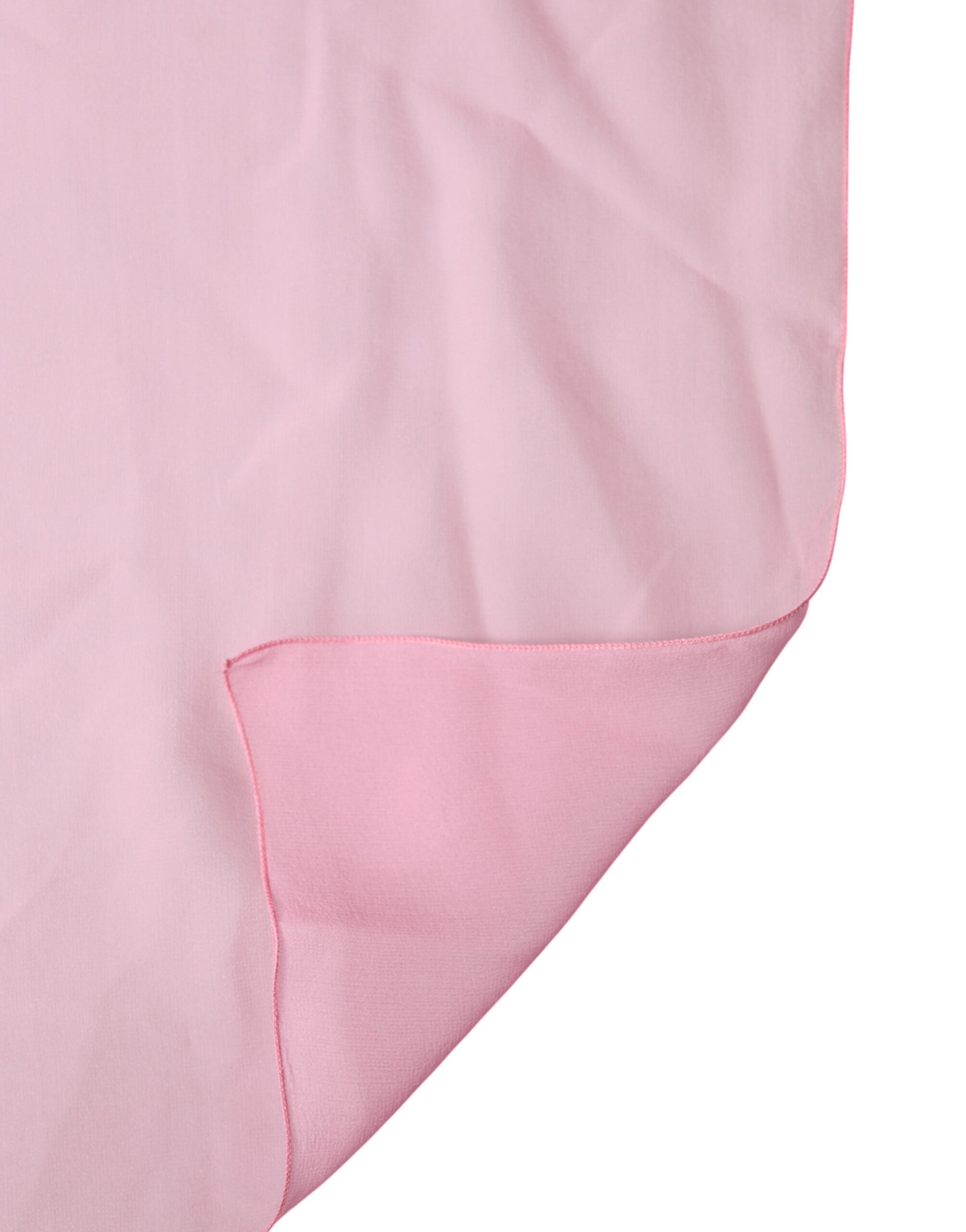 Dolce & Gabbana Pink Silk Sash Neck Wrap Shawl Men Scarf - Image 4