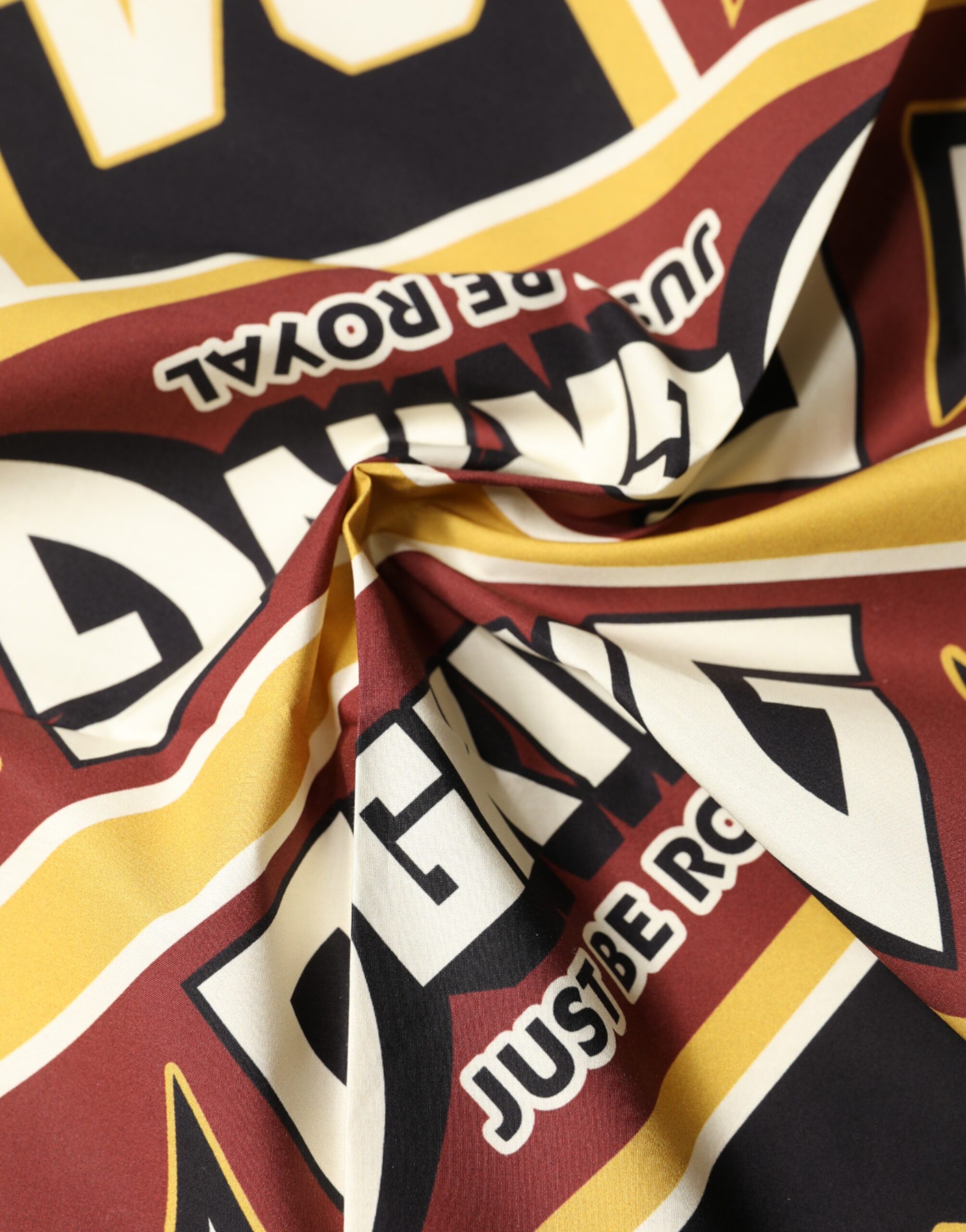 Dolce & Gabbana Multicolor DG King Square Foulard Men 50.5cm x 50cm Scarf - Image 3
