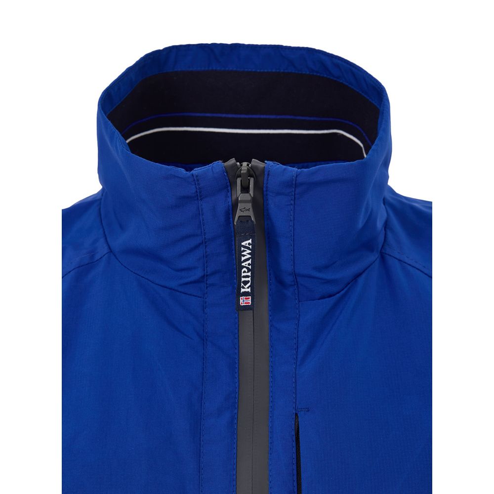 Paul & Shark Blue Polyester Sleveless Jacket - Image 3
