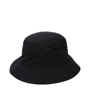 C.P. Company Black Polyamide Bucket Hat