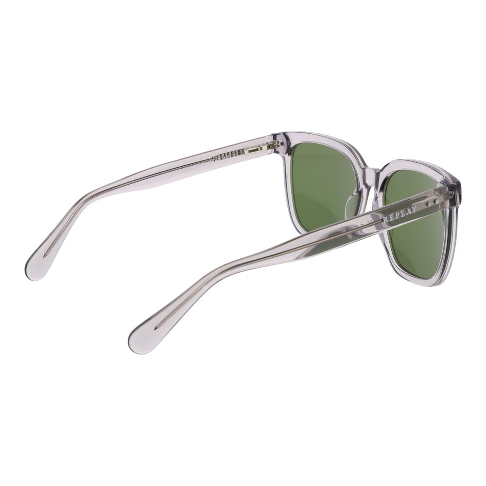 Replay Gray Plastic Sunglasses - Image 3