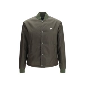 Prada Bicolor Nylon Bomber