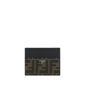 Fendi Brown Calf Leather Bos Taurus Wallet