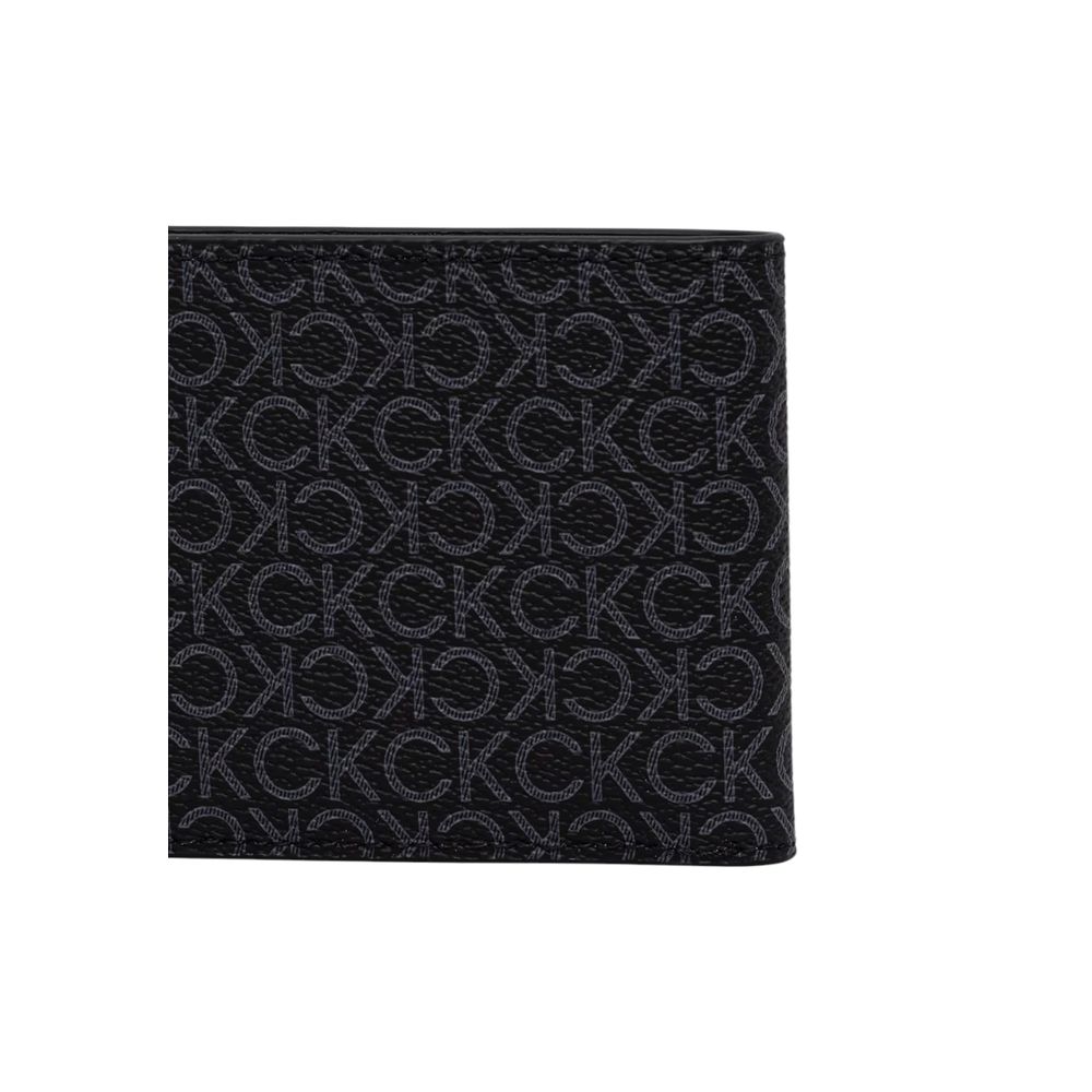 Calvin Klein Black Recycled Polyester Wallet - Image 2