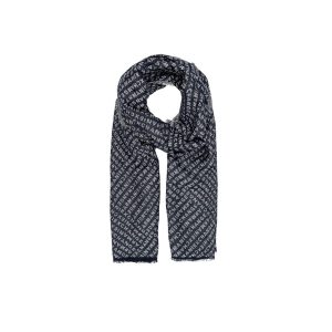 Armani Exchange Blue Viscose Scarf