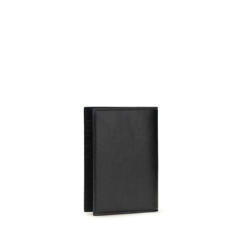 Dolce & Gabbana Black Calf Leather Bos Taurus Wallet - Image 2