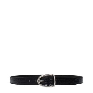 Tom Ford Black Leather Regular Belt