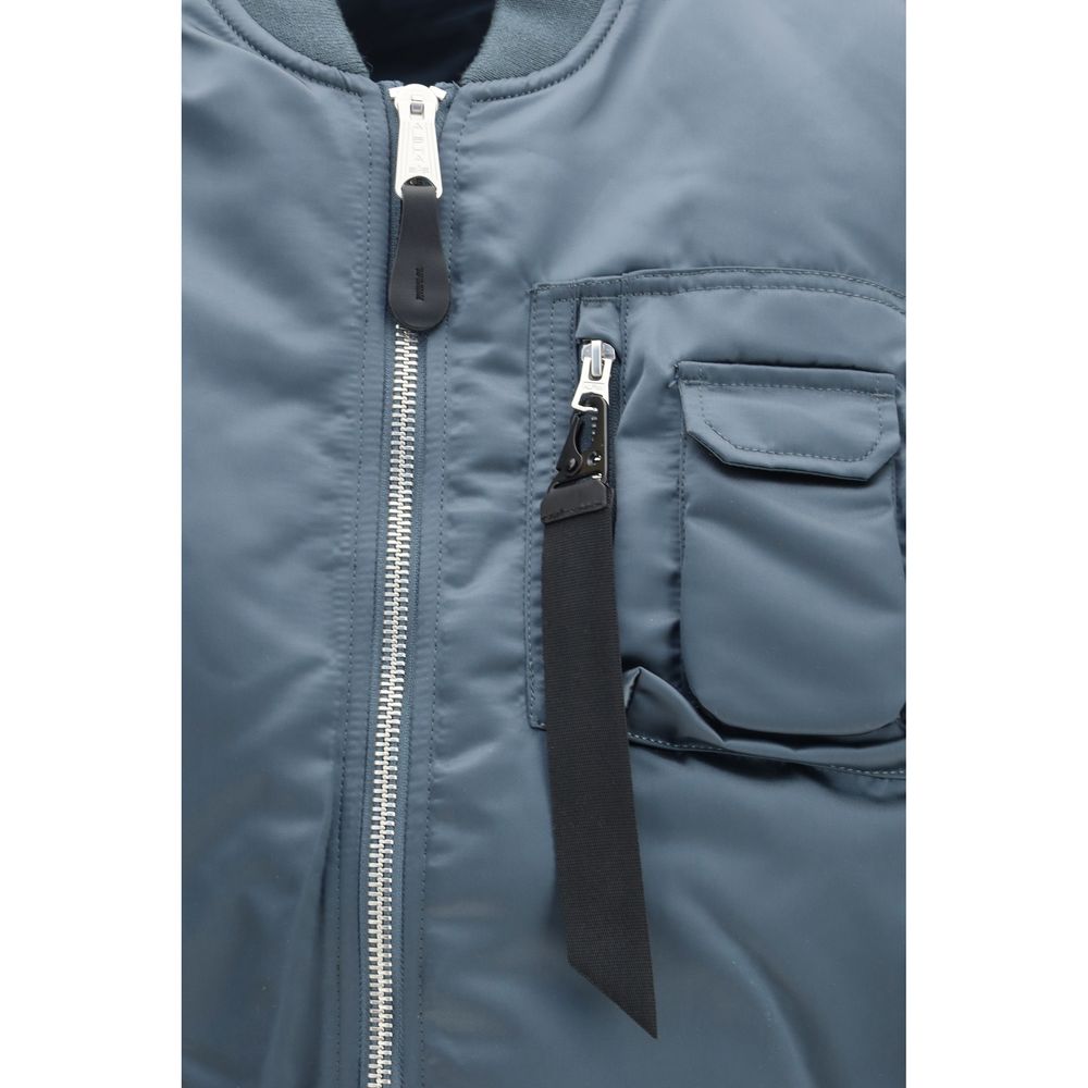 ALPHA INDUSTRIES Blue Nylon Sleeveless Jacket - Image 3