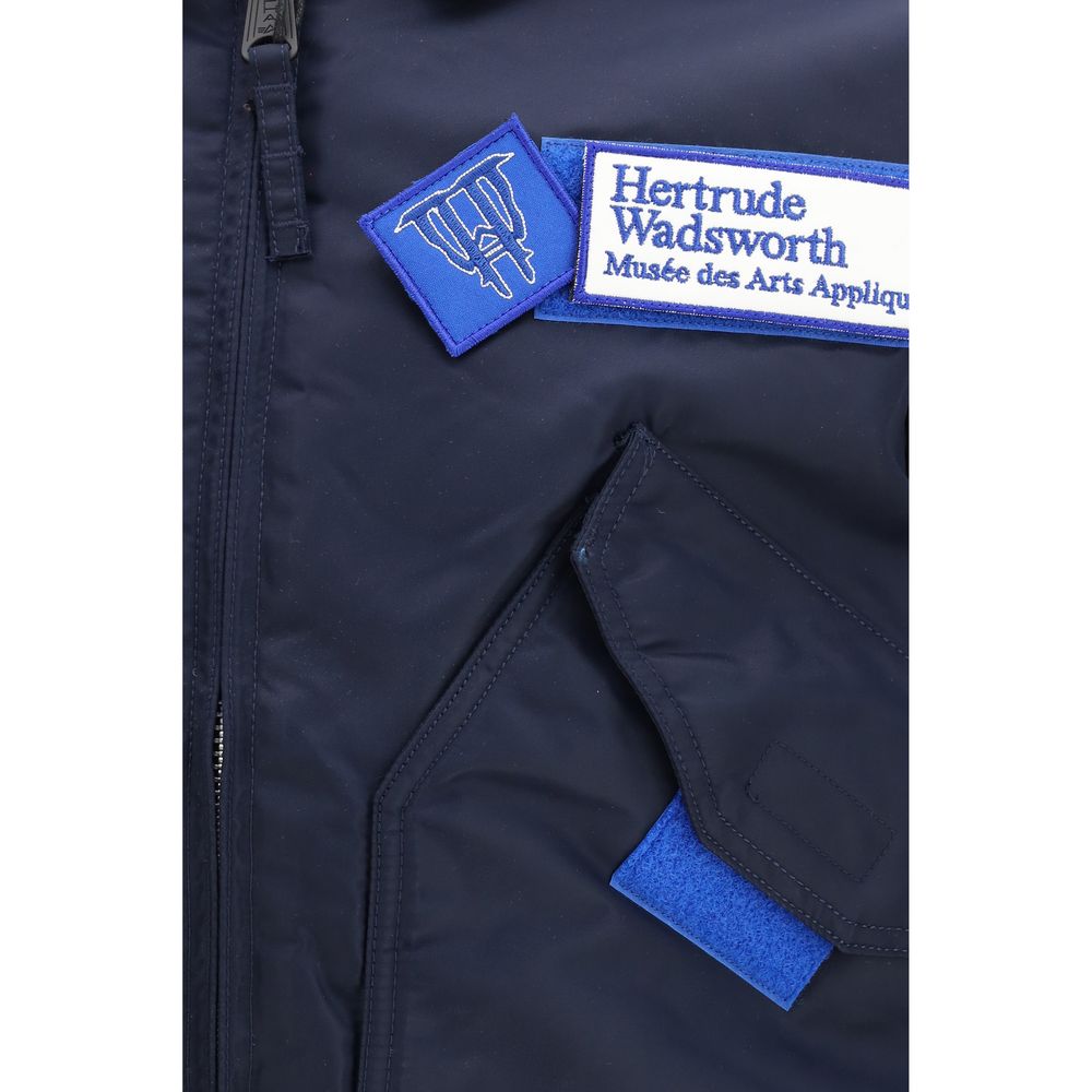 GR10K Blue Nylon Bomber - Image 3