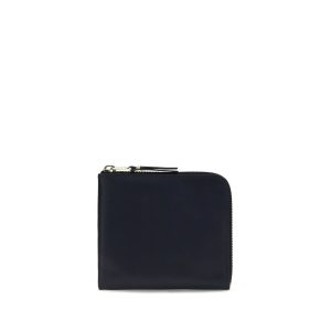 Comme Des Garçons Blue Calf Leather Bos Taurus Wallet