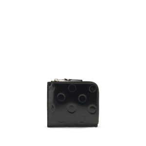Comme Des Garçons Black Calf Leather Bos Taurus Wallet