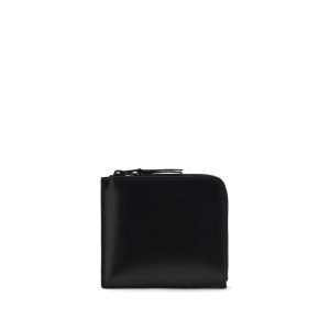 Comme Des Garçons Black Calf Leather Bos Taurus Wallet