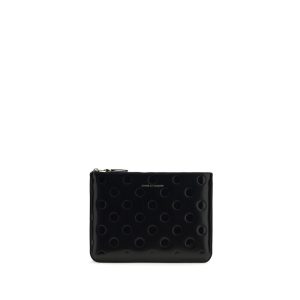 Comme Des Garçons Black Calf Leather Bos Taurus Wallet