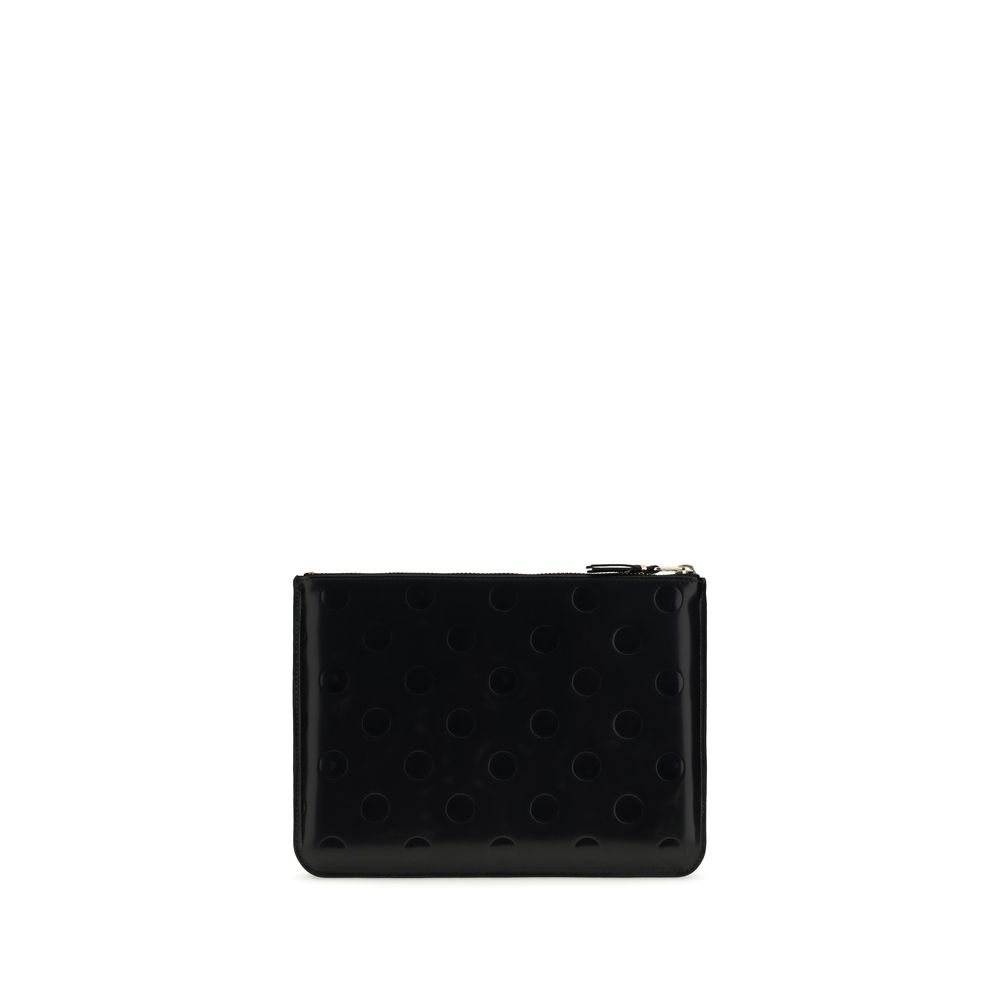 Comme Des Garçons Black Calf Leather Bos Taurus Wallet - Image 2