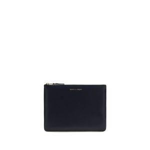 Comme Des Garçons Blue Calf Leather Bos Taurus Wallet