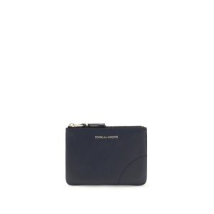 Comme Des Garçons Blue Calf Leather Bos Taurus Wallet