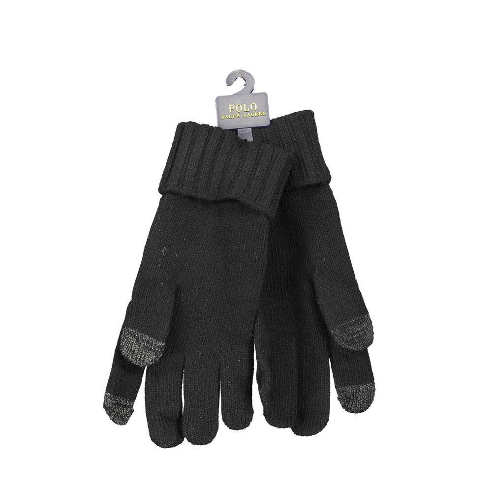Ralph Lauren Black Wool Men's Glove - Image 2