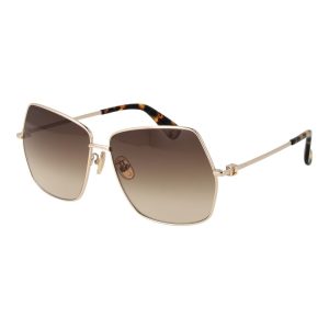 Max Mara Gold Metal Sunglasses