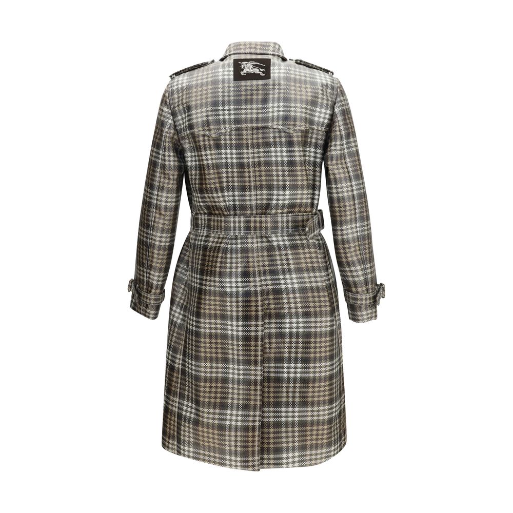 Burberry Brown Polyester Trench Coat - Image 2