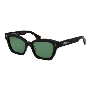Replay Black Acetate Sunglasses