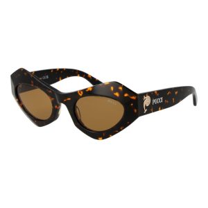 Emilio Pucci Brown Plastic Sunglasses